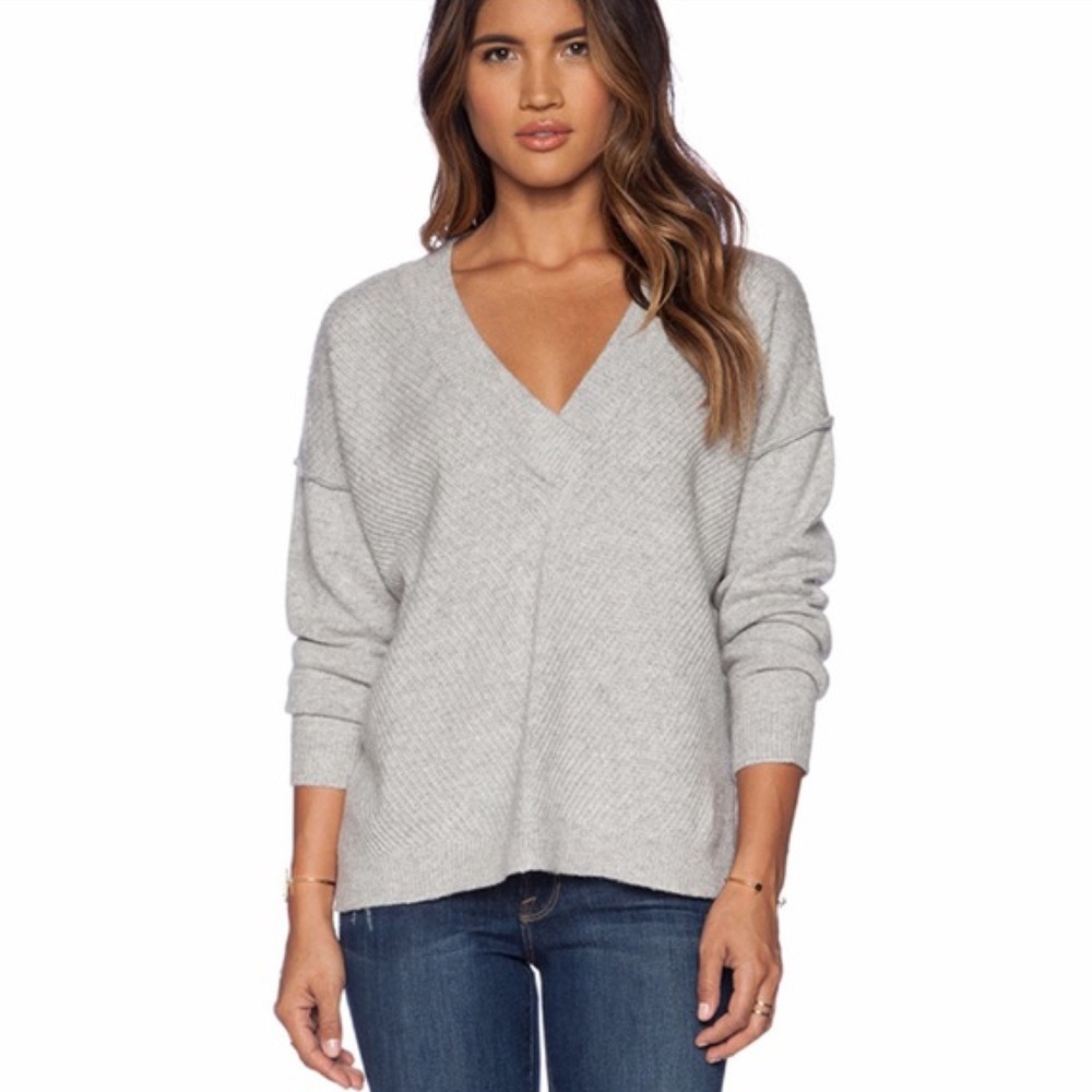 FRAME Les Boyfriend Cashmere Pullover Sweater